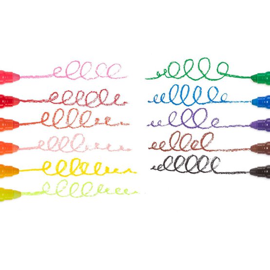 Rainy Dayz Gel Crayons 12 Pack image number 4