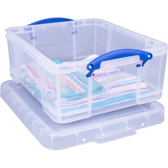 Really Useful 18 Litre Clear Box  image number 3