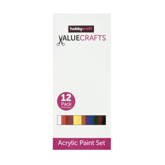 Acrylic Paint Set 12ml 12 Pack image number 4