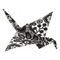 Black Monochrome Origami Paper 10cm 50 Pack image number 3
