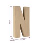 Mache Letter N 20cm image number 3