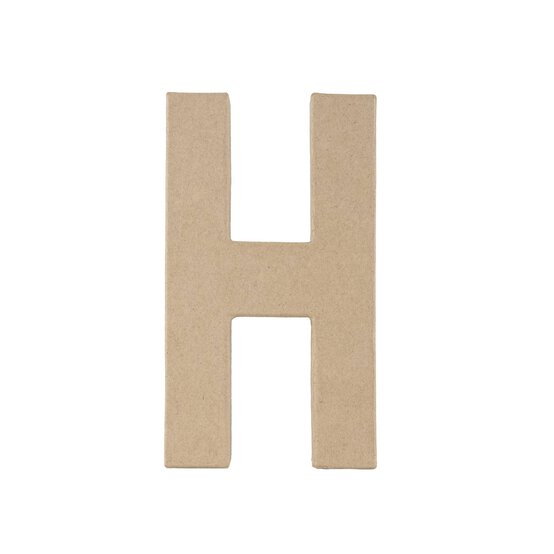 Mache Letter H 20cm image number 4