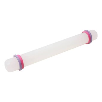 White Non-Stick Rolling Pin 22.6cm