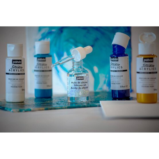 Pebeo Studio Acrylics Pouring Experiences Discovery Kit image number 3