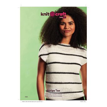 Knitcraft Stripe Tee Digital Pattern 0181