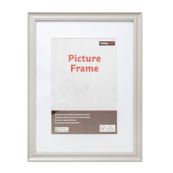 Vintage Grey Picture Frame 30cm x 40cm  image number 1