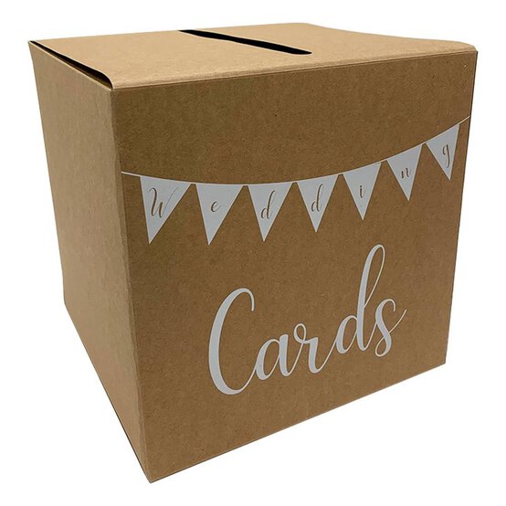 Kraft Wedding Card Box image number 1