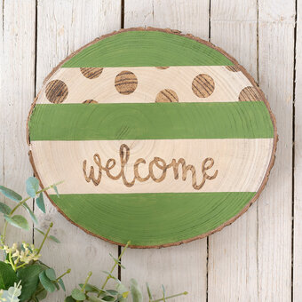 How to Make a Pyrography House Sign