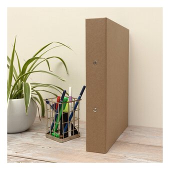 Kraft A4 Ring Binder Folder