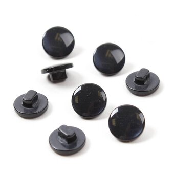 Hemline Royal Blue Basic Knitwear Button 8 Pack