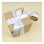 White Double-Faced Satin Ribbon 36mm x 5m image number 3