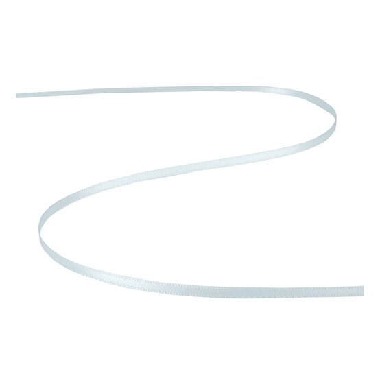 Light Blue Double-Faced Satin Ribbon 3mm x 5m image number 2