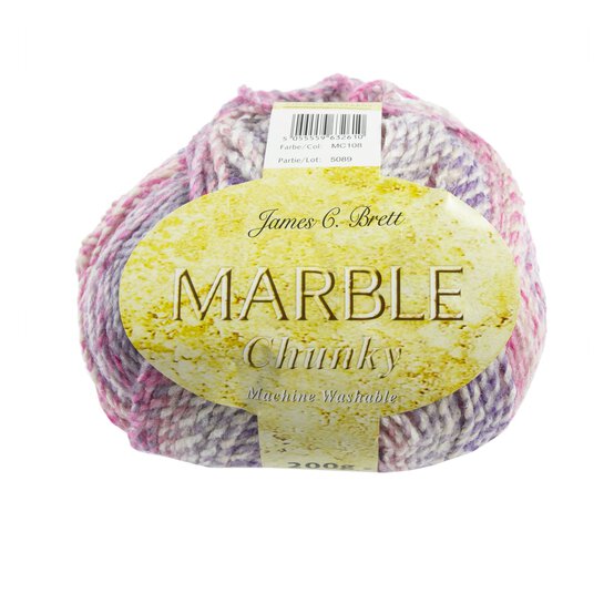 James C Brett Dusk Marble Chunky Yarn 200g image number 1