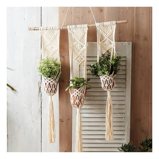 Knitcraft Macrame Plant Wall Hanging Digital Pattern 0260