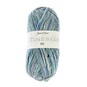 James C Brett Aqua Grey Mix Stonewash DK Yarn 100g image number 1