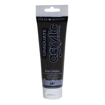 Daler-Rowney Graduate Raw Umber Acrylic Paint 120ml
