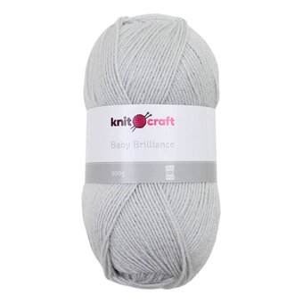 Grey Baby Brilliance DK Yarn 100g