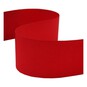 Red Grosgrain Ribbon 25mm x 5m image number 1
