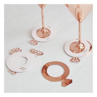 Ginger Ray Rose Gold Drink Markers 10 Pack