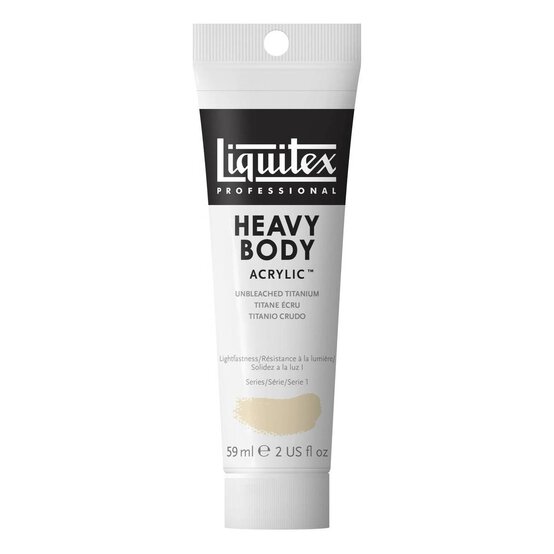 Liquitex Professional Unbleached Titanium Heavy Body Acrylic 59ml image number 1