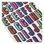 Bright Shadow Alphabet Chipboard Stickers 111 Pieces image number 2