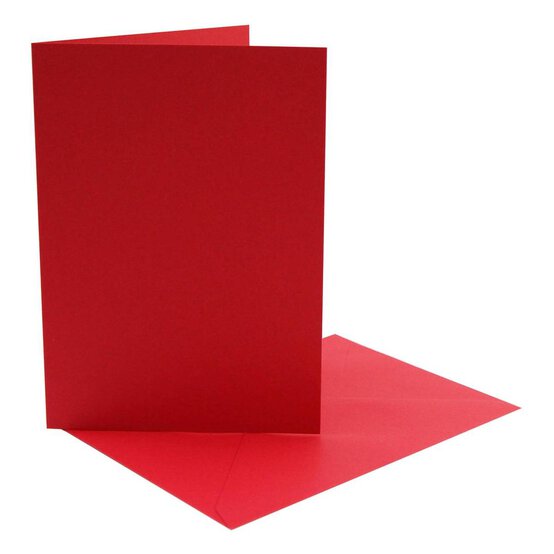 Red Cards  5 x 7 Inches 4 Pack image number 1