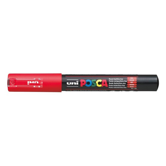 Uni-ball Posca Marker PC 1M In Red image number 1