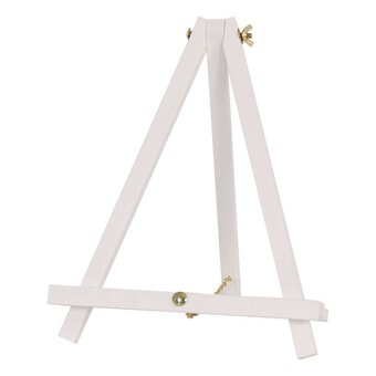White Mini Tripod Table Easel 24 x 20 x 30cm