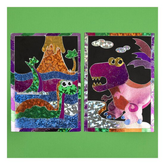 Dinosaur Foil Art Kit image number 5