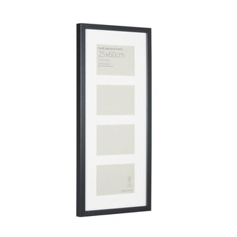 Black Multi-Aperture Frame 25cm x 60cm