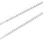 Beads Unlimited Silver Plated Trace Chain 3m image number 1