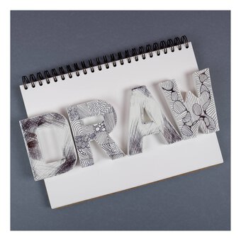 Mini Mache Letter K 10cm