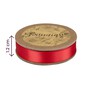 Red Double-Faced Satin Ribbon 12mm x 5m image number 4