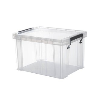 Whitefurze Allstore 5 Litre Clear Storage Box 