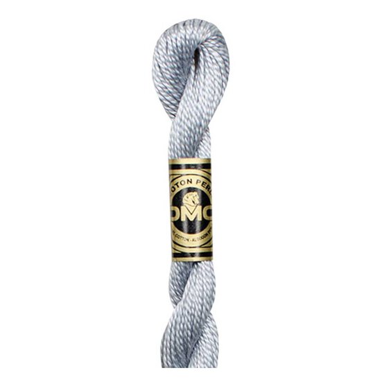 DMC Grey Pearl Cotton Thread Size 5 25m (415) image number 1