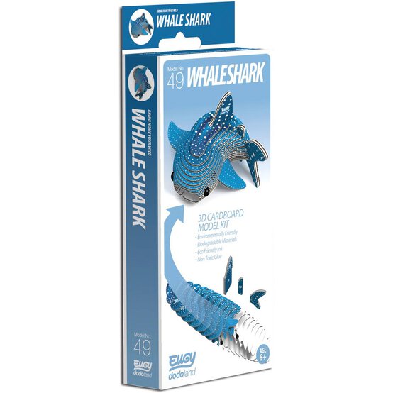Eugy 3D Whale Shark Model image number 4