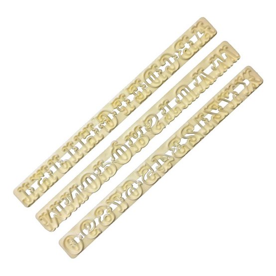 FMM Carnival Alphabet and Number Cutters 3 Pieces image number 2