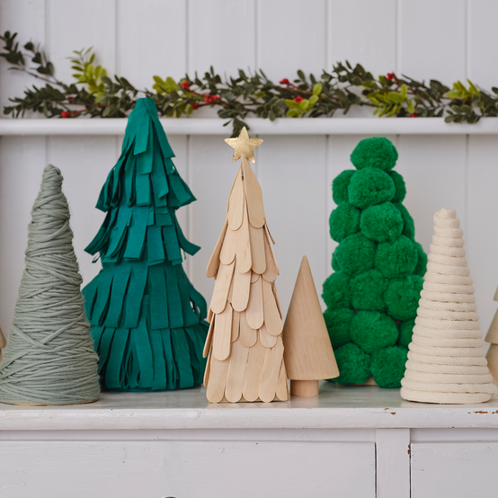 How to Make Christmas Cone Trees image number 1