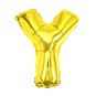 Gold Foil Letter Y Balloon image number 1