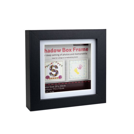 Black Shadow Box Frame 10cm x 10cm image number 1