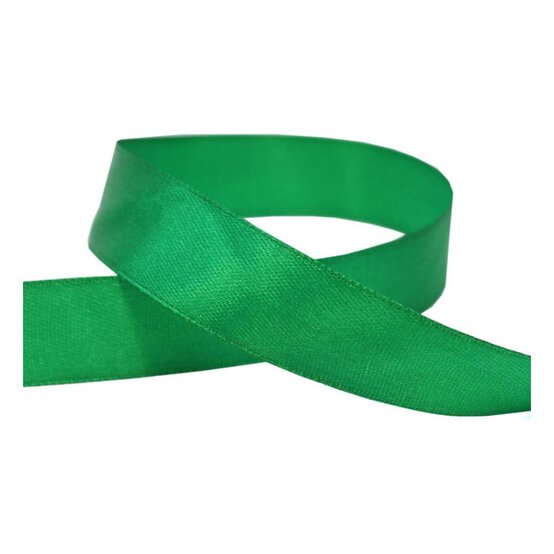 Fern Green Satin Ribbon 20 mm x 15 m image number 2