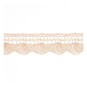Light Gold 25mm Metallic Lace Trim by the Metre image number 1