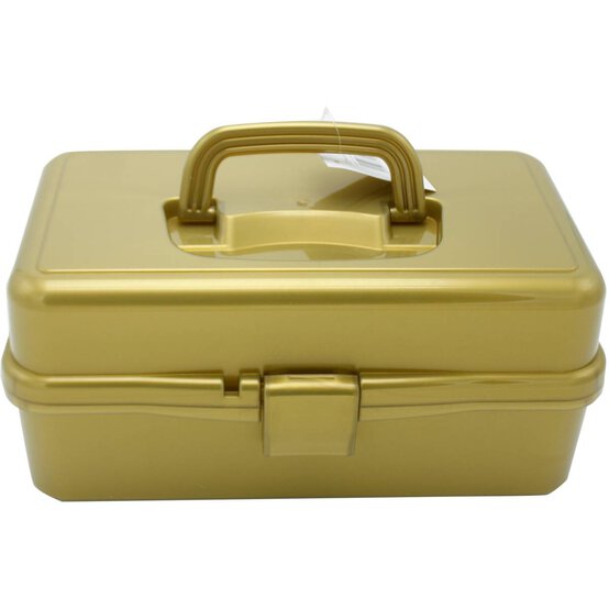 Gold Metallic Caddy 33cm x 20cm x 15cm image number 3