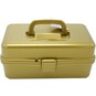 Gold Metallic Caddy 33cm x 20cm x 15cm image number 3