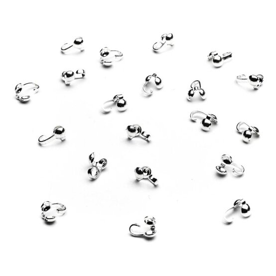 Beads Unlimited Silver Plated Midi Callottes 3mm 56 Pack image number 1