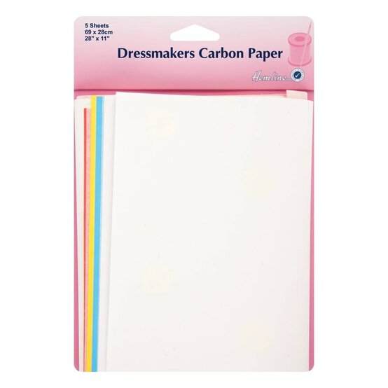 Hemline Dressmakers Carbon Paper 5 Pack image number 2