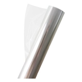 Clear Floral Film Roll 50cm x 28m