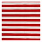 Red and White Stripe Polycotton Fabric by the Metre image number 2
