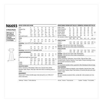 New Look Women&rsquo;s Dress Sewing Pattern N6693