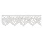 White 30mm Cotton Lace Trim by the Metre image number 2
